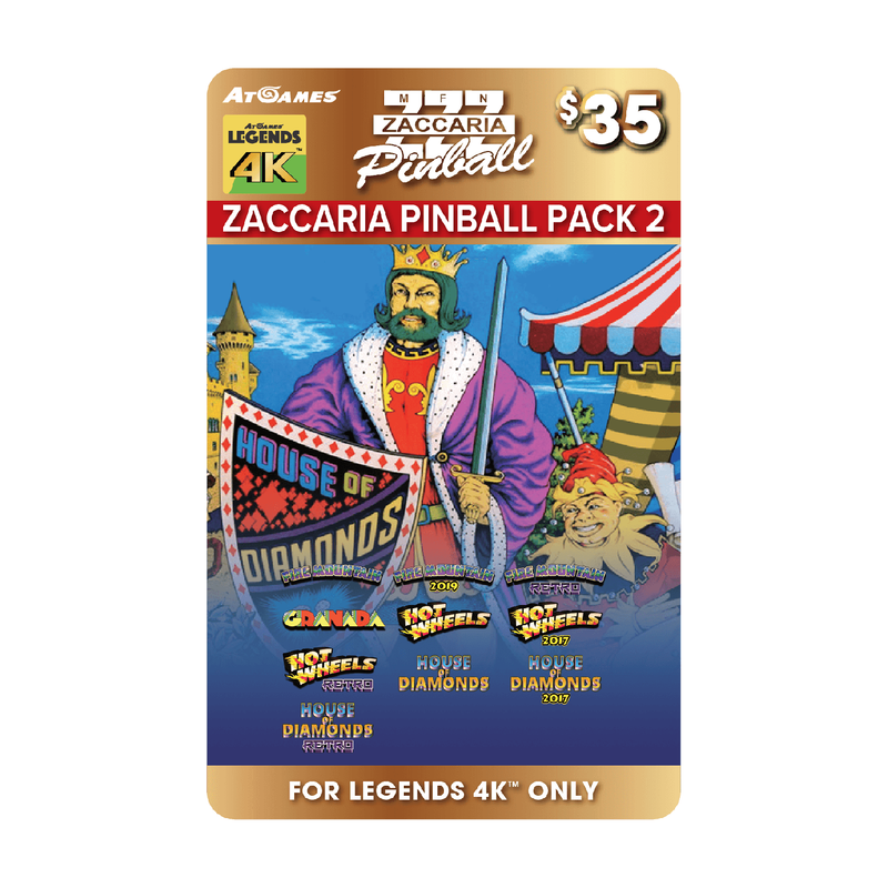 Zaccaria Pinball Pack 2 (Legends 4K™ ONLY)