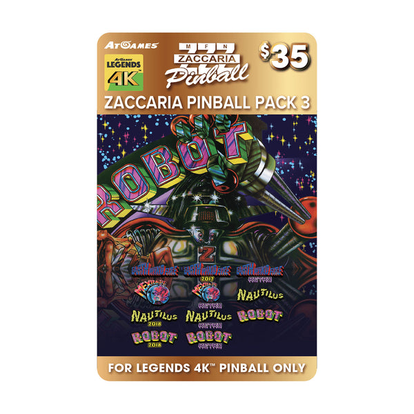 Zaccaria Pinball Pack 3 (For Legends 4K™ Pinball ONLY)