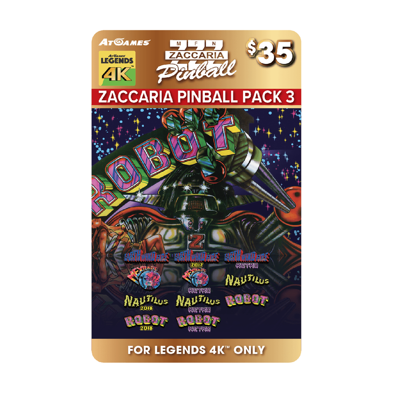 Zaccaria Pinball Pack 3 (For Legends 4K™ Pinball ONLY)