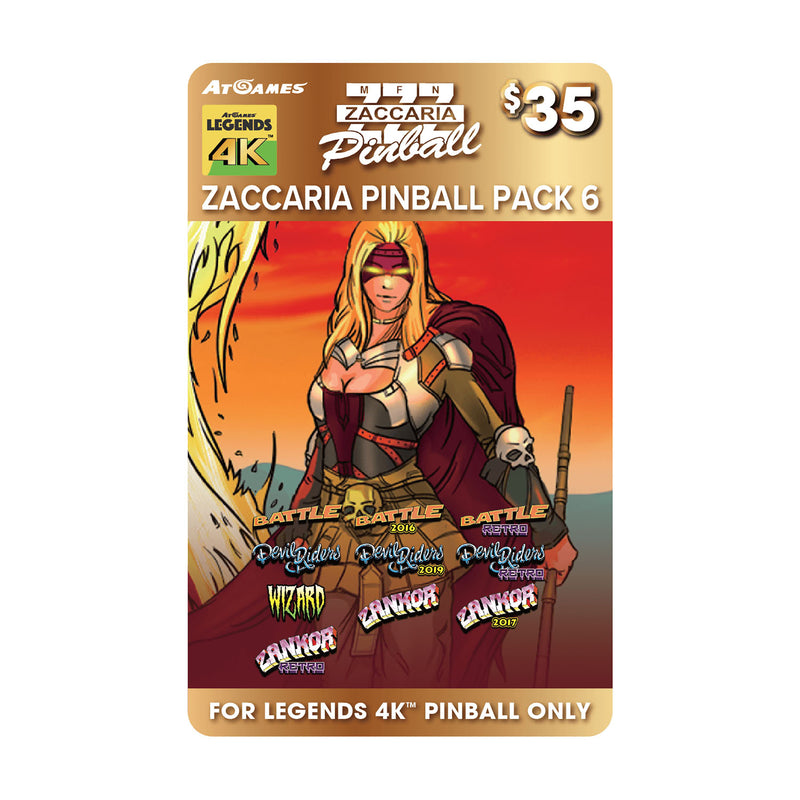 Zaccaria Pack 6 (For Legends 4K™ Pinball ONLY)