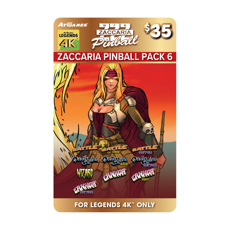 Zaccaria Pack 6 (For Legends 4K™ Pinball ONLY)