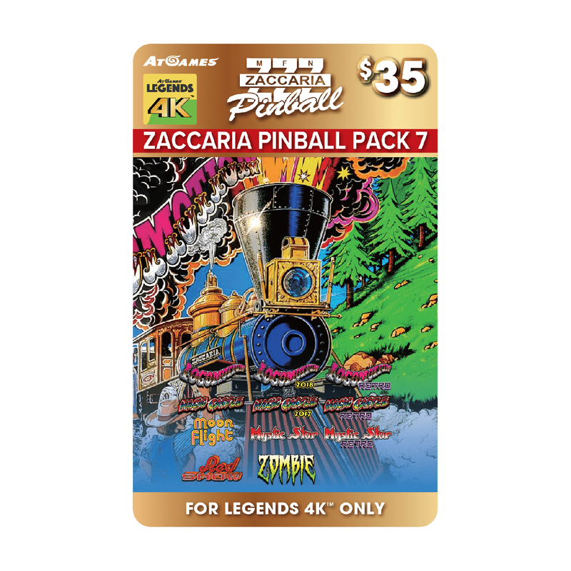 Zaccaria Pinball Pack 7 (For Legends 4K™ Pinball ONLY)