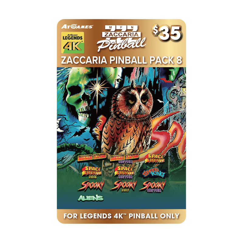 Zaccaria Pinball Pack 8 (For Legends 4K™ Pinball ONLY)