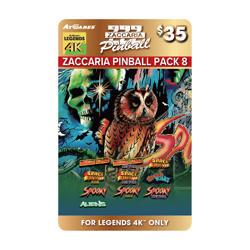 Zaccaria Pinball Pack 8 (For Legends 4K™ Pinball ONLY)