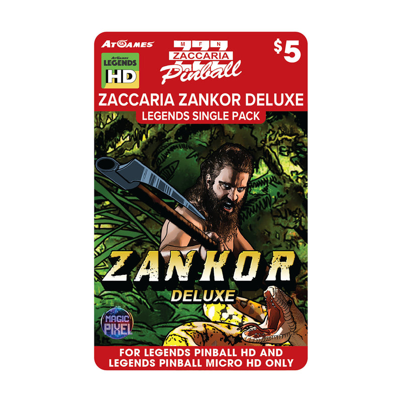 Zaccaria Zankor Deluxe Legends Single Pack (Legends Pinball HD and Legends Pinball Micro HD ONLY)