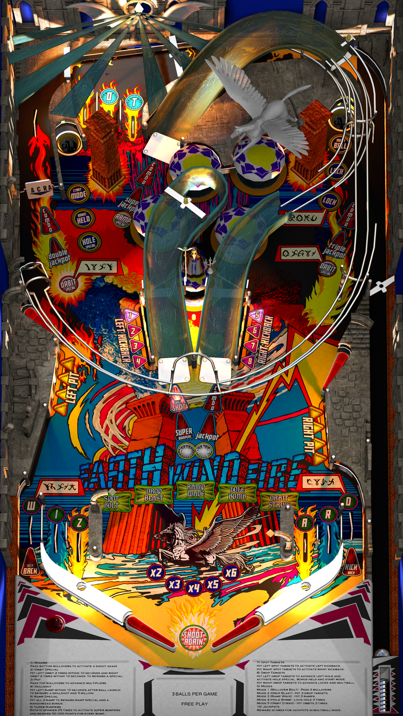 Zaccaria Pinball Pack 3 (For Legends 4K™ Pinball ONLY)