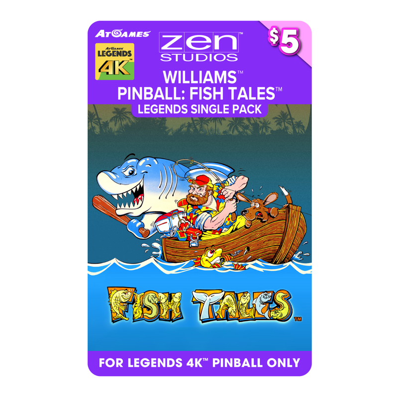 Williams™ Pinball: Fish Tales™ (For Legends 4K™ Pinball ONLY)