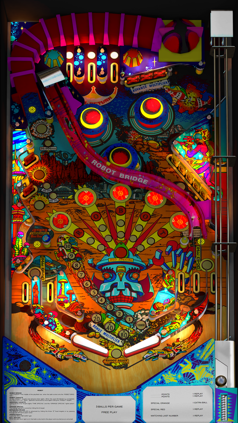 Zaccaria Pinball Pack 3 (For Legends 4K™ Pinball ONLY)